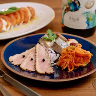 2時間飲み放題付き【お手頃コース】牛豚鶏と季節野菜を堪能♪＜全7品＞5500円(税込)