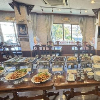 【ランチ限定】ソフトドリンク飲み放題付き:タイ料理、ミャンマー料理食べ放題プラン!(60分)