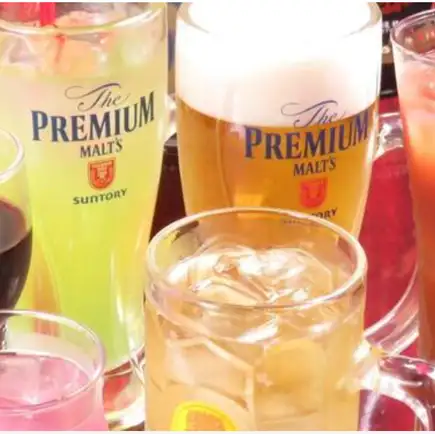 【店長おすすめ料理3～4品付き】飲み放題コース2200円(税込)