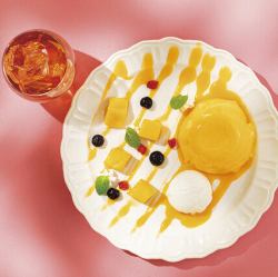 食後のデザート盛り合わせ