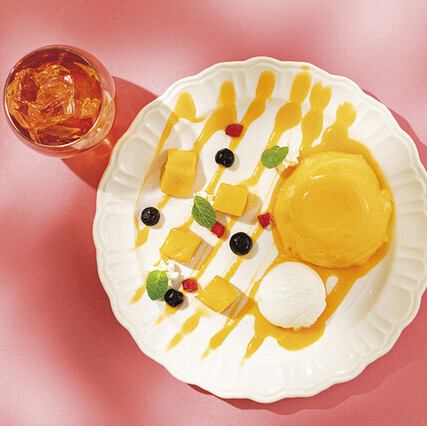 食後のデザート盛り合わせ