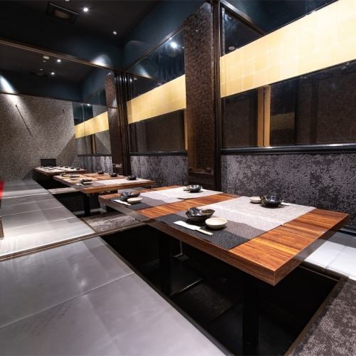 Creating a space for designers who have worked on numerous restaurants is exceptional ◆ Dining in a fashionable space is a bit different.We also welcome reservations for various banquet courses, single dishes, all-you-can-drink plans, and seats only.