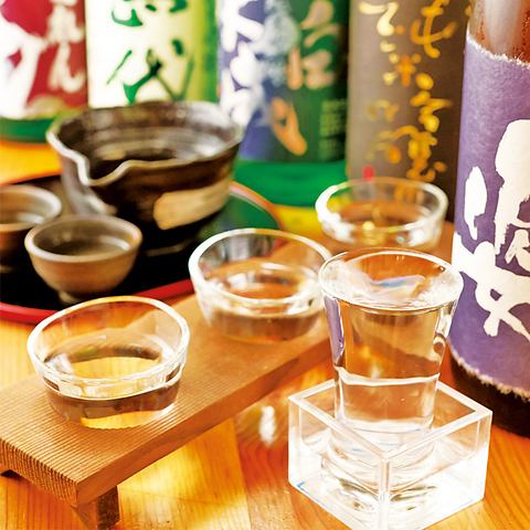 日本酒も多種取り揃えがございます。