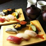 Sushi set Nigiri (satisfied) 4,900 yen
