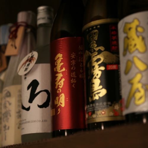 We also have rare brands of sake selected by shopkeepers