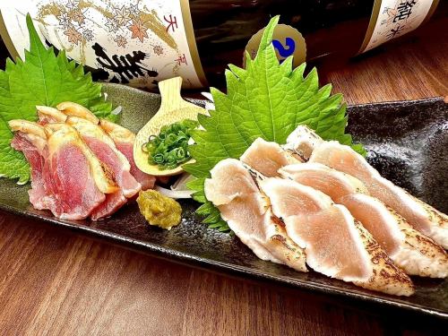 極選2種のたたき~モモとささみの二重奏~