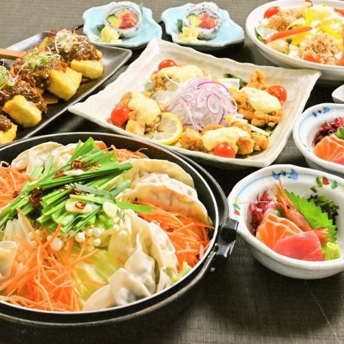 120 minutes all-you-can-drink, 7 dishes, from 3,500 yen
