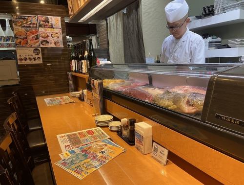 当店はカウンターも人気！