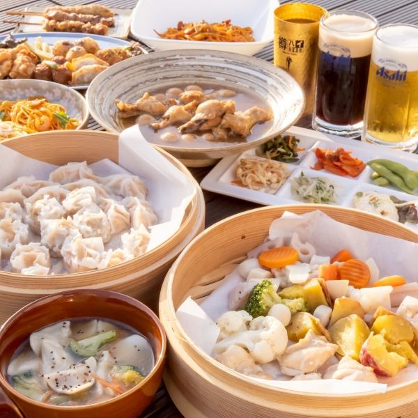 【9月1日(月)～9月27日(土)の期間限定】～ほっこり「せいろ」祭りバイキング～120分食べ飲み放題付き！