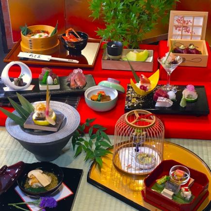 淺間日本料理「極致懷石料理」15,000日圓（9道菜）