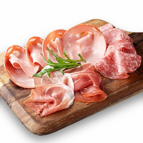 Raw ham and salami platter (regular)