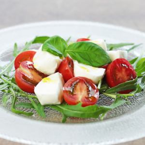 Caprese with buffalo mozzarella "Bocconcini"