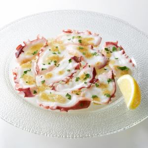 Octopus carpaccio