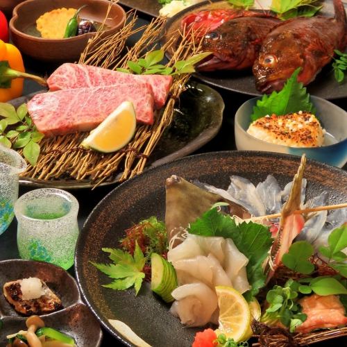 飲み放題付コース4000円
