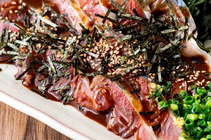 其中一個九州地區菜，芝麻鯖魚是一道菜或自誇的項目☆新鮮真正的鯖魚和烤芝麻是精緻的同伴！請有一個項目深受客戶喜愛！