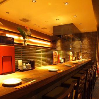 Counter seats are also available.Please feel free to come even for one person ♪