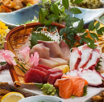 특별 할인【연회】★무료 뷔페 3시간・인기 MENU 셀렉트 코스★통상 5500엔→4500엔(부가세 포함)