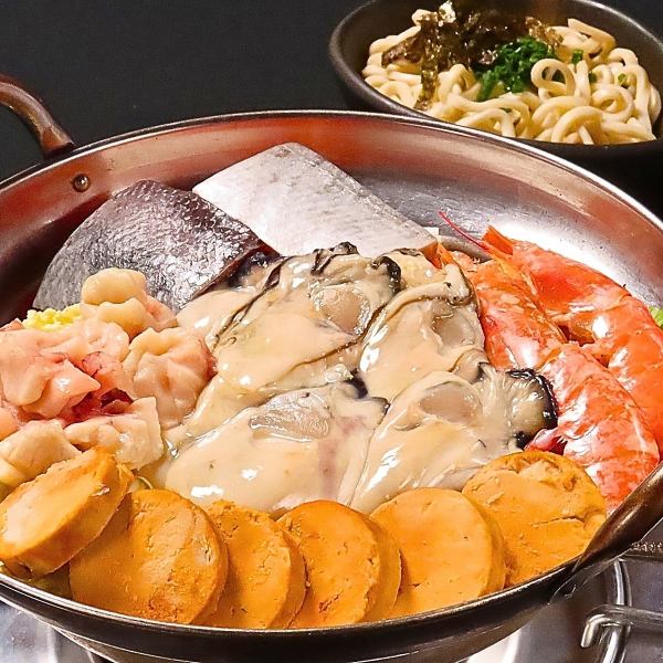 《天神駅から3分》痛風覚悟の贅沢鍋！海鮮の極みを堪能！コースとなってお得に♪