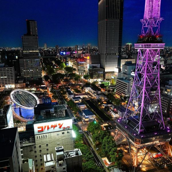 今大注目の「栄」の夜景を一望できる絶好のロケーションは、まさに都会のオアシス。ルーフトップならではの開放感に包まれながら、栄のビアガーデンではココだけのイタリアンプレミアムビール「ペローニ」やpasta家の本格料理をご堪能ください♪