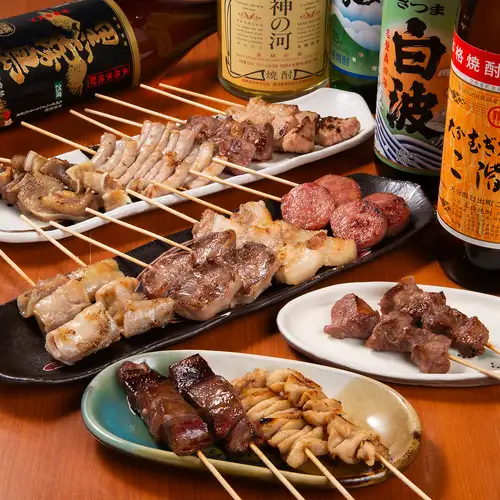 【◆こだわりの一品◆】盛り合わせの相談もOK!自慢の焼き鳥全のせ(21種類)♪
