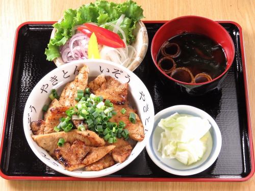 [Normal serving] Charcoal-grilled Asagiri Kogen pork loin pork bowl