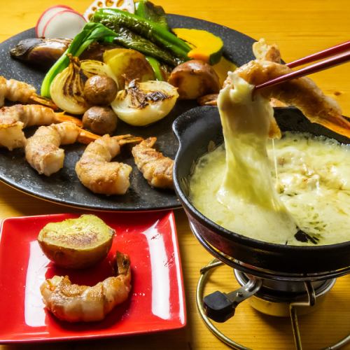 [New] Teppanyaki vegetables and shrimp roll samgyeopsal course 7 dishes + 120 minutes all-you-can-drink 4,500 yen (tax included)