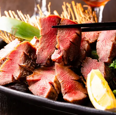 【まんてん名物】旨みたっぷり「厚切り牛タン」は必食!