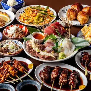 \3H生ビール付飲み放題/牛すじ煮込みやお造り、牛タンや焼きとん★竹コース/料理9品★5000円