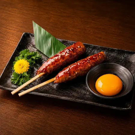 炭火香る 自家製つくね