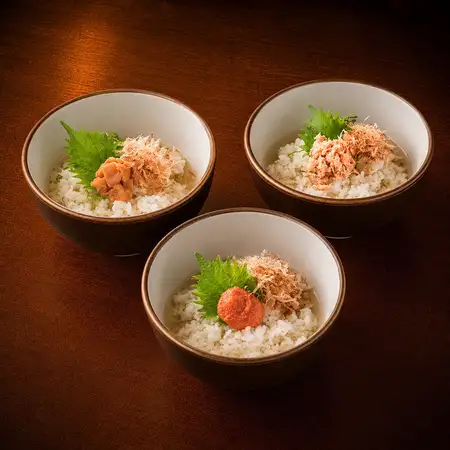 お茶漬け(梅・鮭・明太子)