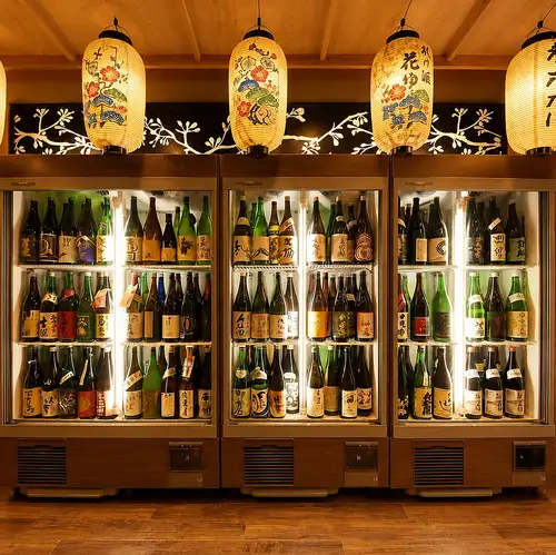■ Enjoy a luxurious all-you-can-drink selection of premium sake.