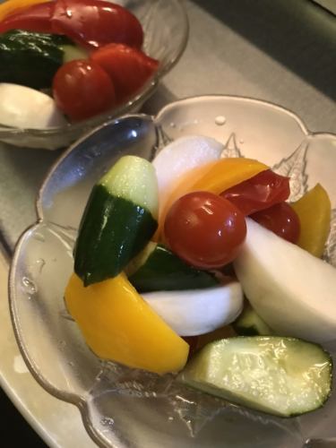 夏野菜のピクルス