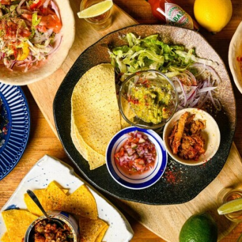 【2時間飲み放題つき】『乾杯サルー!』コース 全8品「4,500円(税込)」