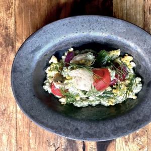 グリルチキンのギリシャ風サラダ