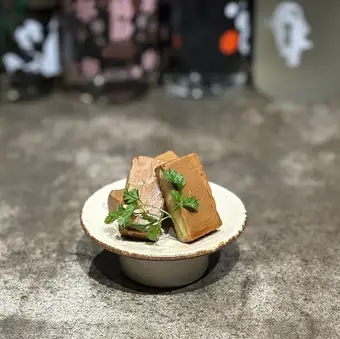 クリームチーズの燻製醤油漬け