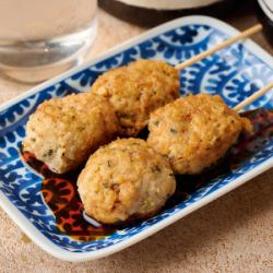 两颗照烧鸡肉丸