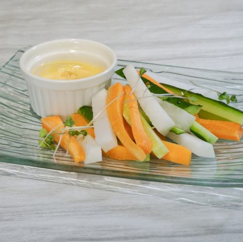 野菜スティック　味噌マヨネーズ