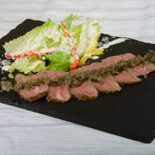 ローストビーフ　シャリアピンソース