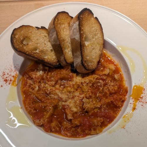 牛ハチノスのトマト煮込み