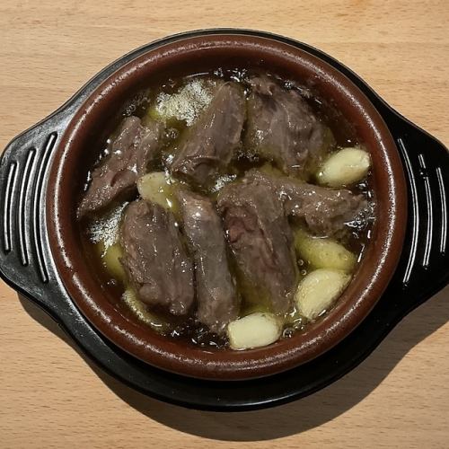 牛ハラミと粒にんにく