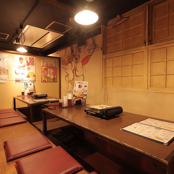 ゆったりとくつろげる半個室空間もご用意ございます☆ご予約はお早めに!!