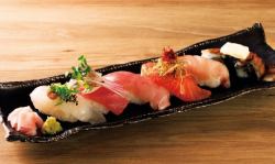 Assorted 6 pieces of nigiri sushi (top)