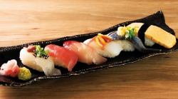 Assorted nigiri sushi (6 pieces) (regular size)