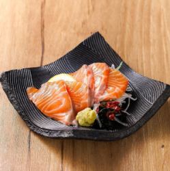 Salmon sashimi