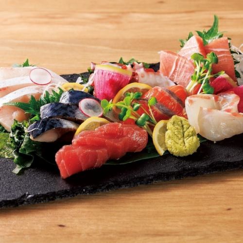Seafood sashimi platter (7 kinds)