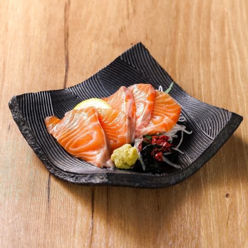 Salmon sashimi