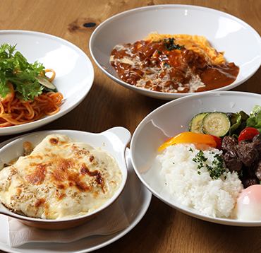 ランチ各種【パスタランチ グラタンランチ スワンごはんランチ ワンプレートランチ】