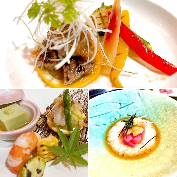[Value for money lunch course dishes (Monday) with menus that change seasonally]