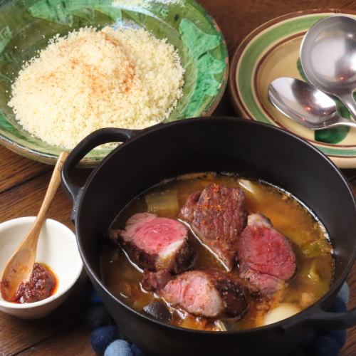 ～*＊炭火焼き仔羊のクスクス＊*～