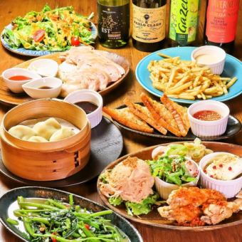 ★No.1 in popularity★Perfect for welcome and farewell parties! "Agari Course" with 2.5 hours of all-you-can-drink <11 dishes in total> 4,500 yen (tax included)